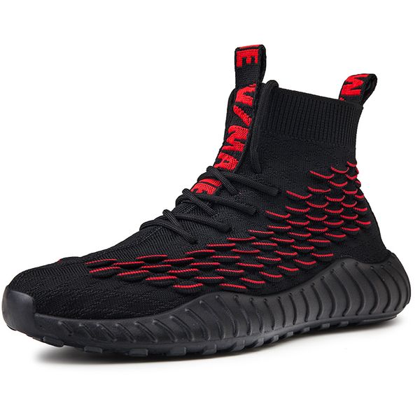 2019 autumn new fish scales socks sneakers men shoes casual shoes high hip hop lightweight breathable male tenis footwear, Black
2019 autumn new fish scales socks sneakers men shoes casual shoes high hip hop lightweight breathable male tenis footwear, Black