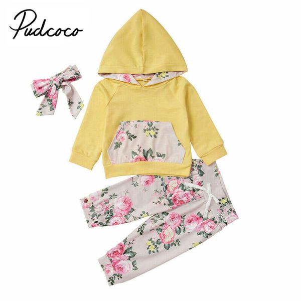 pudcoco 3pcs newborn toddler baby girl hooded long sleeve sweatshirts + pants floral outfits set kids clothes, White
pudcoco 3pcs newborn toddler baby girl hooded long sleeve sweatshirts + pants floral outfits set kids clothes, White