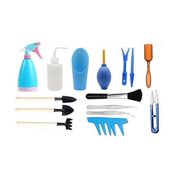19pcs mini garden transplanting tools set, succulent bonsai planting hand tools set for indoor outdoor plant care
19pcs mini garden transplanting tools set, succulent bonsai planting hand tools set for indoor outdoor plant care