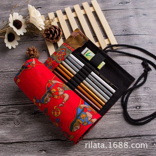 fashion school pencil case canvas penalty pencilcase kawaii 36/48/72 holes roll pen bag girls boys pens box stationery supplies
fashion school pencil case canvas penalty pencilcase kawaii 36/48/72 holes roll pen bag girls boys pens box stationery supplies