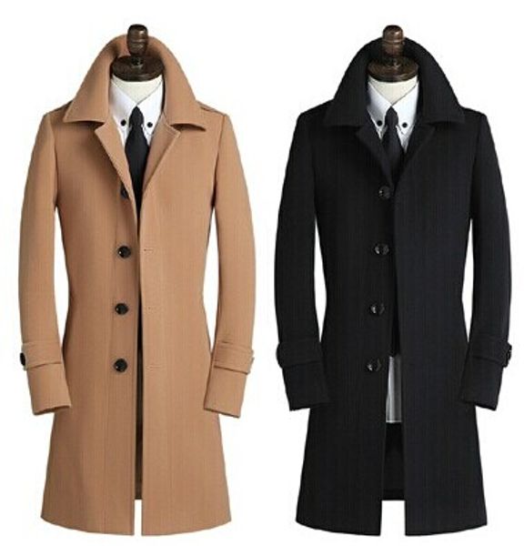 2017 fashion wool outerwear coat men's single breasted cashmere plus size s-m-l--2xl-3xl-4xl-5xl-6xl-7xl-8xl-9xl woolen trench, Black
2017 fashion wool outerwear coat men's single breasted cashmere plus size s-m-l--2xl-3xl-4xl-5xl-6xl-7xl-8xl-9xl woolen trench, Black