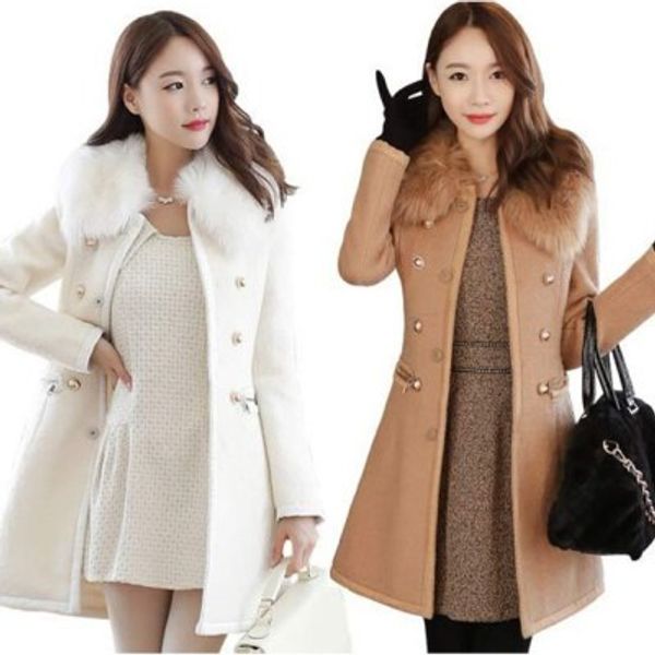 wholesale autumn and winter women's thick double-sided woolen coat winter woolen coat windbreaker, Black
wholesale autumn and winter women's thick double-sided woolen coat winter woolen coat windbreaker, Black