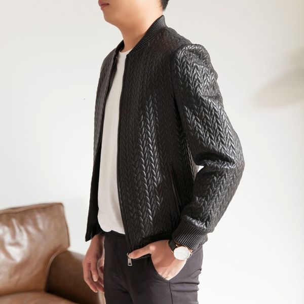 зимний теплый хлопок liner мужские куртки бомбардировщика stand collar zipper бизнес повседневный slim fit натуральная кожа костюм пальто му, Black
зимний теплый хлопок liner мужские куртки бомбардировщика stand collar zipper бизнес повседневный slim fit натуральная кожа костюм пальто му, Black