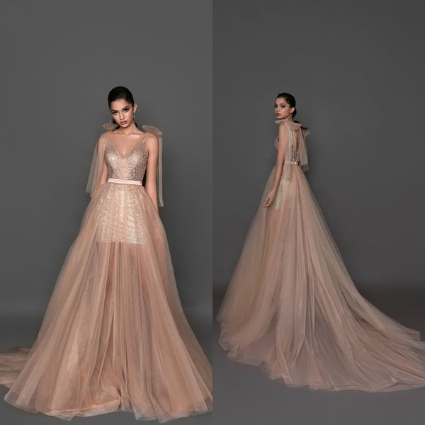 2019 a line berta evening dresses sweep train spaghetti backless prom dress custom made formal party gowns tulle, Black;red
2019 a line berta evening dresses sweep train spaghetti backless prom dress custom made formal party gowns tulle, Black;red