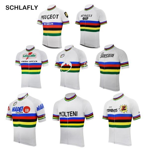 eight retro style white cycling jersey short sleeve summer bike wear jersey cycling clothing bicycle clothes schlafly, Black;red
eight retro style white cycling jersey short sleeve summer bike wear jersey cycling clothing bicycle clothes schlafly, Black;red