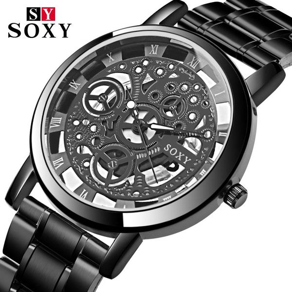soxy 2020 new brand wrist watch unique style men quartz watches fashion hollow gentle clock relogio masculino, Slivery;brown
soxy 2020 new brand wrist watch unique style men quartz watches fashion hollow gentle clock relogio masculino, Slivery;brown