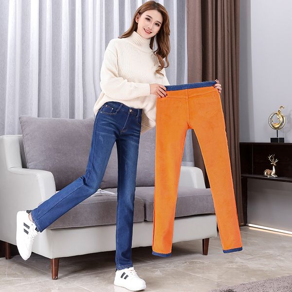 wkoud winter straight jeans female thicken fleeces denim pants women washed stretch mom jeans 2019 denim trousers p8028, Blue
wkoud winter straight jeans female thicken fleeces denim pants women washed stretch mom jeans 2019 denim trousers p8028, Blue
