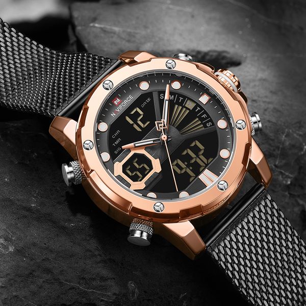 brand naviforce men digital quartz dual display watch full steel waterproof chronograph sports wrist watch relogio masculin, Slivery;brown
brand naviforce men digital quartz dual display watch full steel waterproof chronograph sports wrist watch relogio masculin, Slivery;brown