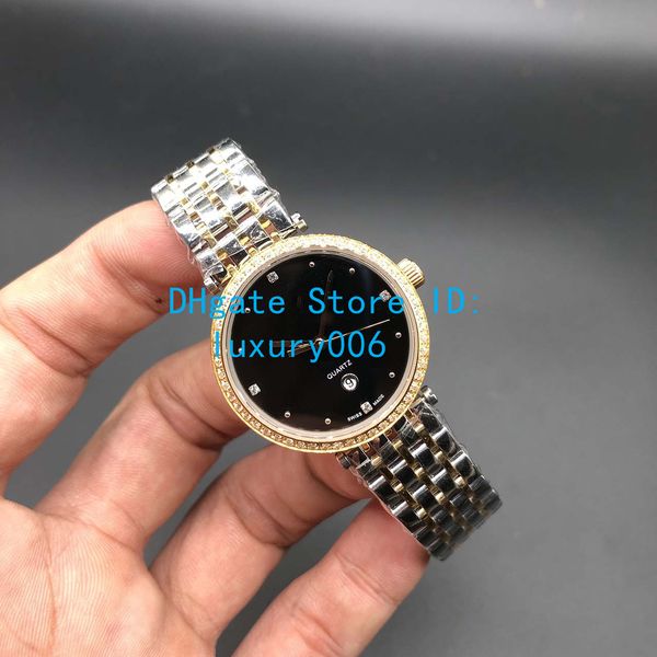 watches black dial diamond bezel women watches quartz movement excellent stainless steel lady women's watch wristwatches, Slivery;brown
watches black dial diamond bezel women watches quartz movement excellent stainless steel lady women's watch wristwatches, Slivery;brown