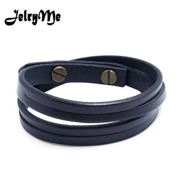 46cm length long cowhide leather bracelets men's jewelry double layer wrist band wrap bracelet punk retro male bangle, Golden;silver
46cm length long cowhide leather bracelets men's jewelry double layer wrist band wrap bracelet punk retro male bangle, Golden;silver