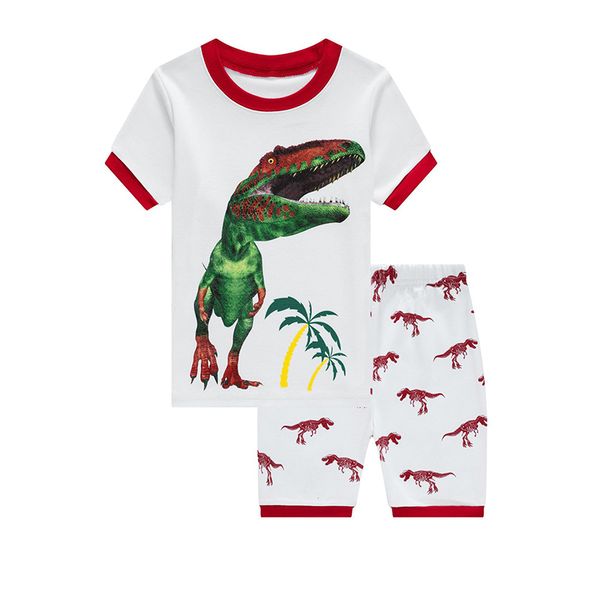 wholesale summer boys short sleeve pajamas sets kids round neck cartoon dinosaur print sleepwear children's like pajamas 2-7 y, Blue;red
wholesale summer boys short sleeve pajamas sets kids round neck cartoon dinosaur print sleepwear children's like pajamas 2-7 y, Blue;red