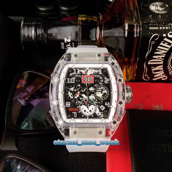 limited edition new rm011-fm skeleton dial acrylic case japan miyota automatic rm 011-fm mens watch transparent rubber strap sport watches, Slivery;brown 
limited edition new rm011-fm skeleton dial acrylic case japan miyota automatic rm 011-fm mens watch transparent rubber strap sport watches, Slivery;brown