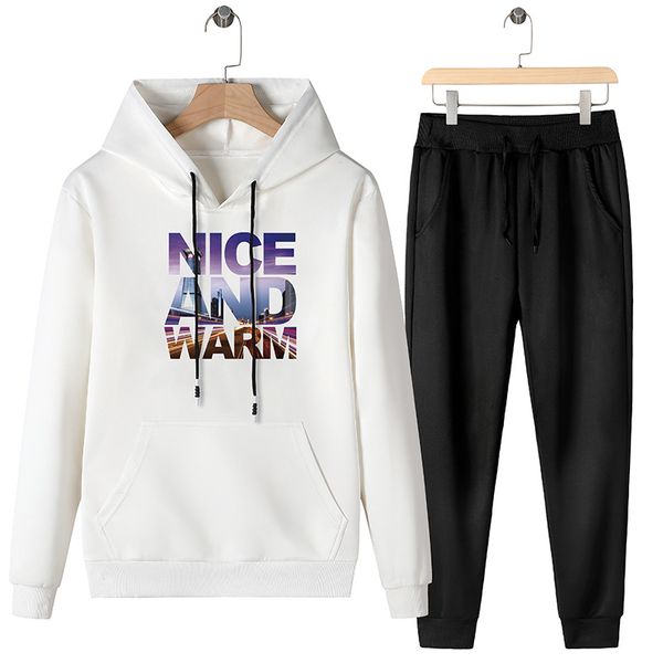 plus-sized menswear casual fashion slim fit printed hoodie teenager set two-piece hoodie, Black
plus-sized menswear casual fashion slim fit printed hoodie teenager set two-piece hoodie, Black