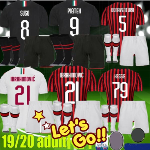 kit 2019 2020 ac ibrahimovic soccer jersey 19 20 home away piatek suso r.leao men kits romagnoli paqueta football shirt, Black;yellow
kit 2019 2020 ac ibrahimovic soccer jersey 19 20 home away piatek suso r.leao men kits romagnoli paqueta football shirt, Black;yellow