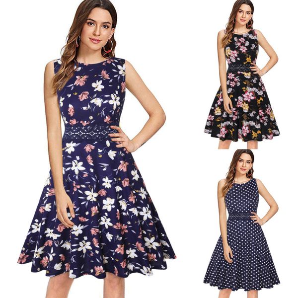bgw ht498 scoop neck a line floral print cocktail dresses sleeveless knee length women party dress vestido cóctel con volantes, White;black
bgw ht498 scoop neck a line floral print cocktail dresses sleeveless knee length women party dress vestido cóctel con volantes, White;black