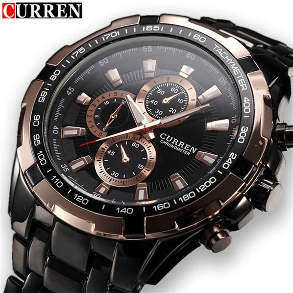curren men watches men wrist watches full stainless steel band sports watch relogio clock dropshipping, Slivery;brown
curren men watches men wrist watches full stainless steel band sports watch relogio clock dropshipping, Slivery;brown