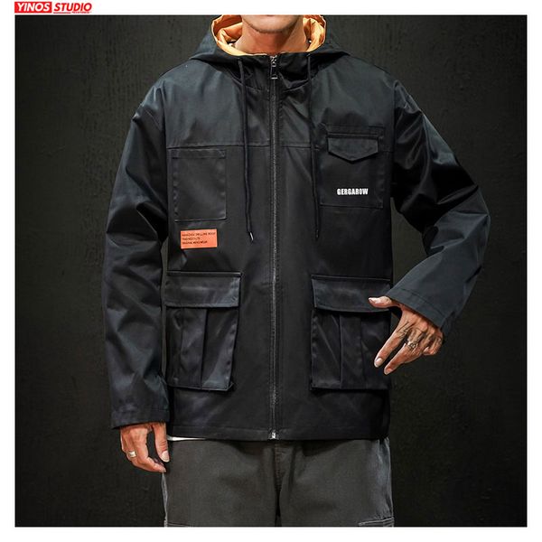 dropshipping 2019 autumn overalls slim fit thick jacket patchwork hoodies coats men japanese streetwear cargo pocket, Black;brown
dropshipping 2019 autumn overalls slim fit thick jacket patchwork hoodies coats men japanese streetwear cargo pocket, Black;brown