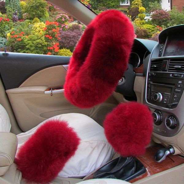 dewtreetali 3pcs/set winter car steering wheel cover 12 colors long australian wool warm genuine leather cover
dewtreetali 3pcs/set winter car steering wheel cover 12 colors long australian wool warm genuine leather cover