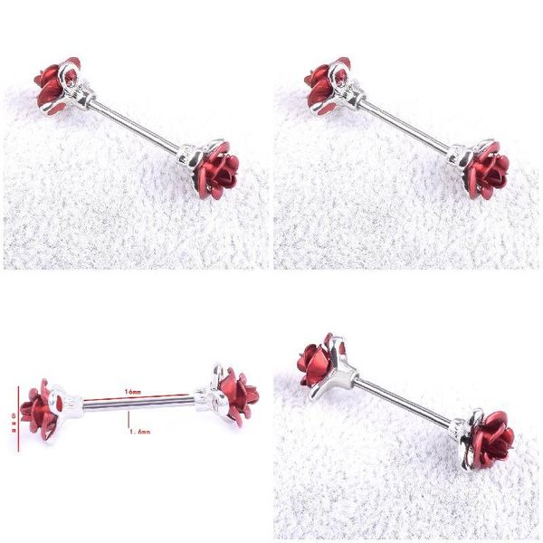 stainless steel nipple ring rose flower nipple shield body piercing jewelry for women gift b88, Slivery;golden
stainless steel nipple ring rose flower nipple shield body piercing jewelry for women gift b88, Slivery;golden