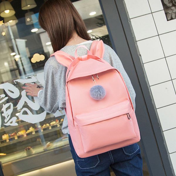 women canvas backpack school teenagers girls bookbag rucksack with shoulder bag new 
women canvas backpack school teenagers girls bookbag rucksack with shoulder bag new
