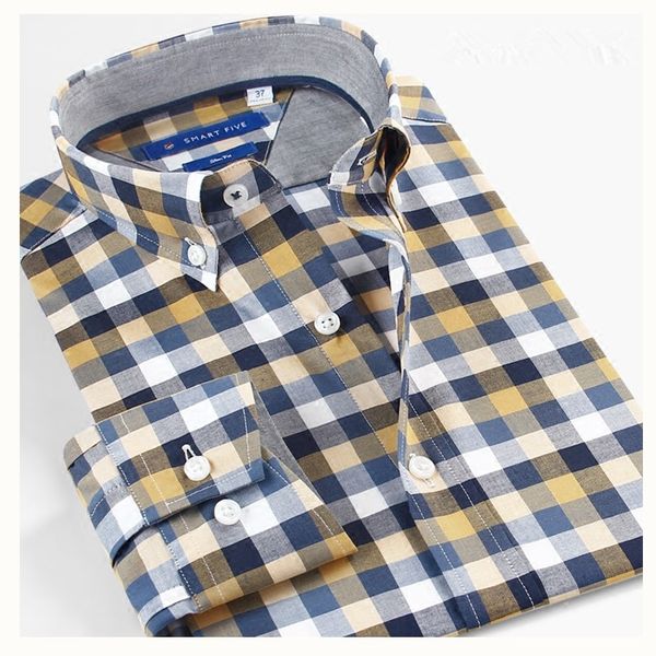 smart five men's shirts casual long sleeve cotton plaid shirts long sleve slim fit brand shirt man size 5xl 6xl, White;black
smart five men's shirts casual long sleeve cotton plaid shirts long sleve slim fit brand shirt man size 5xl 6xl, White;black