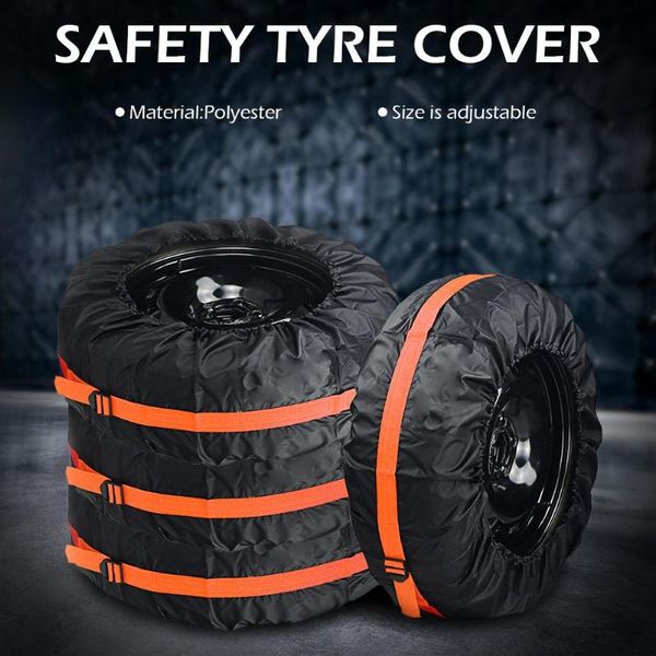 4pcs spare tire cover case with carrying handles polyester car tyre storage bag wheel protector universal dustproof tire holders
4pcs spare tire cover case with carrying handles polyester car tyre storage bag wheel protector universal dustproof tire holders
