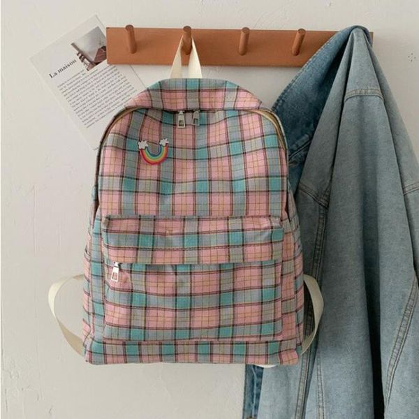striped fresh summer new schoolbag women high school student casual back pack college student canvas backpack travel bags
striped fresh summer new schoolbag women high school student casual back pack college student canvas backpack travel bags