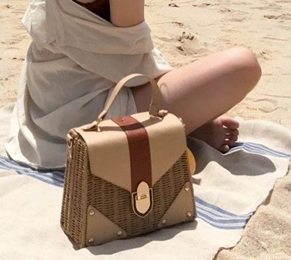 new rattan bag small handmade straw bag popular beach for women crossbody ata handbag shopping bags
new rattan bag small handmade straw bag popular beach for women crossbody ata handbag shopping bags