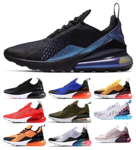 

2019 new de igner 270 men women running hoe 27c oreo tiger punch triple white black be true teal port neaker outdoor hoe, White;red