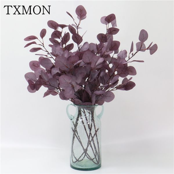 high-grade 6 branches eucalyptus pulp money leaf simulation fake flower plant wedding home decoration artificial silk flowers
high-grade 6 branches eucalyptus pulp money leaf simulation fake flower plant wedding home decoration artificial silk flowers