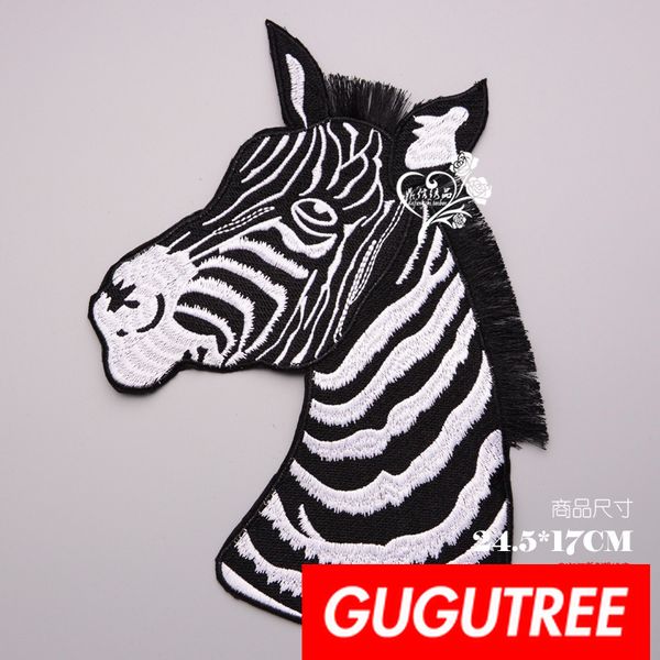gugutree embroidery big patches zebra patches badges applique patches for clothing bp-877, Black
gugutree embroidery big patches zebra patches badges applique patches for clothing bp-877, Black