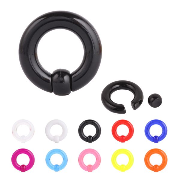 swanjo 2pcs acrylic captive bead rings septum clickers ear plugs tunnel expanders body jewelry nipple piercings segment rings, Slivery;golden
swanjo 2pcs acrylic captive bead rings septum clickers ear plugs tunnel expanders body jewelry nipple piercings segment rings, Slivery;golden