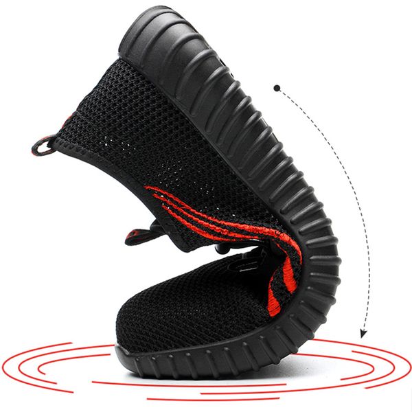 2019 steel head mesh men's safety shoes, lightweight and breathable men's work shoes, non-slip wearable men's boots rubber so, Black;brown
2019 steel head mesh men's safety shoes, lightweight and breathable men's work shoes, non-slip wearable men's boots rubber so, Black;brown