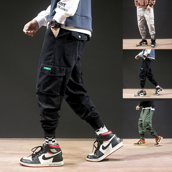 mens cargo pants causal joggers with side pockets elastic openning jogging pants with 3 colors asian size m-3xl, Black
mens cargo pants causal joggers with side pockets elastic openning jogging pants with 3 colors asian size m-3xl, Black