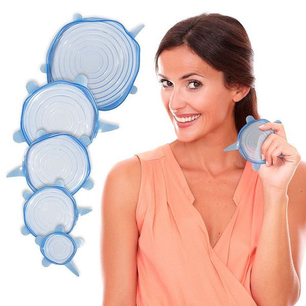 silicone stretch lids 6pcs/set suction pot reusable fresh keeping wrap seal lid pan cover kitchen tools accessories tc190409 20set
silicone stretch lids 6pcs/set suction pot reusable fresh keeping wrap seal lid pan cover kitchen tools accessories tc190409 20set