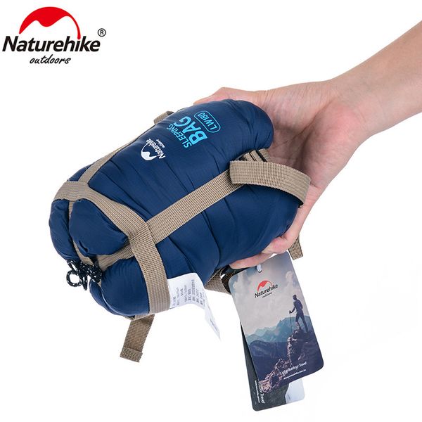 

naturehike mini outdoor ultralight envelope sleeping bag multifuntion portable travel bag for camping hiking climbing 700g