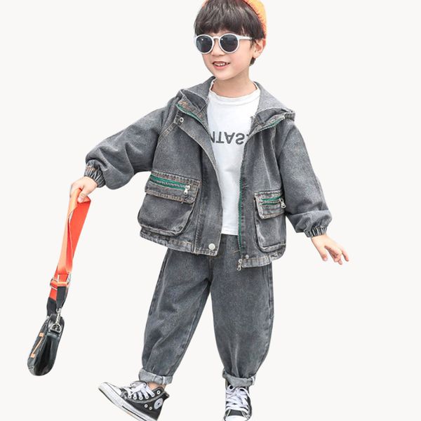 kids clothes boys denim jacket & jeans suits for boy print hooded clothes for boy autumn fashion children's suit 6 8 10 12 14, White
kids clothes boys denim jacket & jeans suits for boy print hooded clothes for boy autumn fashion children's suit 6 8 10 12 14, White