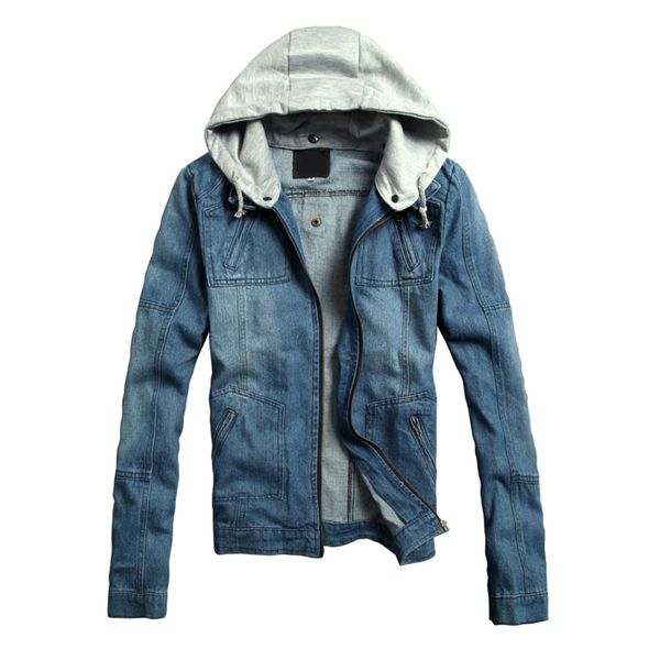 2019 new casual men's retro denim hood jean jacket coat outwear plus size vintage fashion short denim coat autumn winter hot, Black;brown
2019 new casual men's retro denim hood jean jacket coat outwear plus size vintage fashion short denim coat autumn winter hot, Black;brown