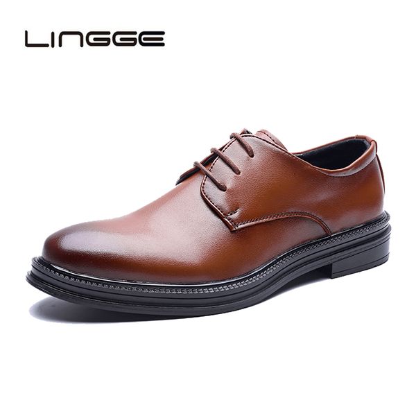 lingge men fashion flat business oxfords shoes male comfortable pointed toe lace up shoes casual office dress, Black
lingge men fashion flat business oxfords shoes male comfortable pointed toe lace up shoes casual office dress, Black