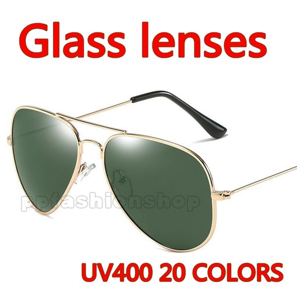 glass lens pilot fashion sunglasses for men and women brand designer vintage sport sun glasses with case and box, White;black
glass lens pilot fashion sunglasses for men and women brand designer vintage sport sun glasses with case and box, White;black