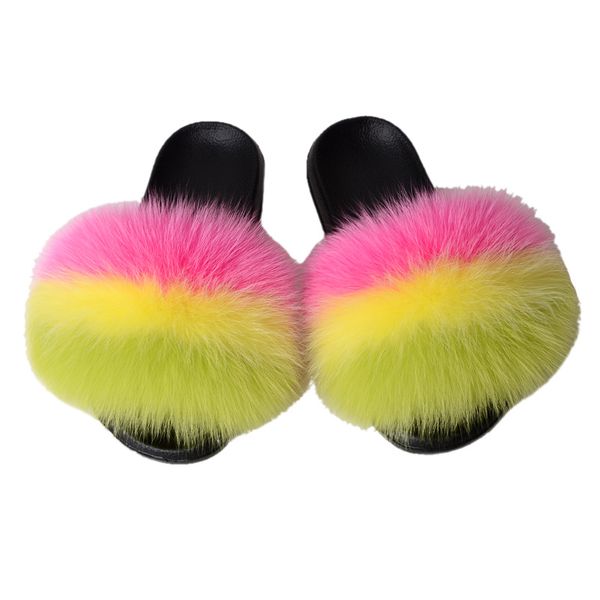 manufacturer customized new style wool slippers wholesale and foreign trade popular fox wool word antiskid wear home slippers, Black
manufacturer customized new style wool slippers wholesale and foreign trade popular fox wool word antiskid wear home slippers, Black
