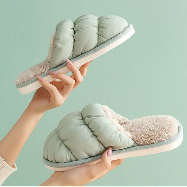 indoor winter women's home cotton slippers couple home cotton slippers korean version of warm plush slides trailer, Black
indoor winter women's home cotton slippers couple home cotton slippers korean version of warm plush slides trailer, Black