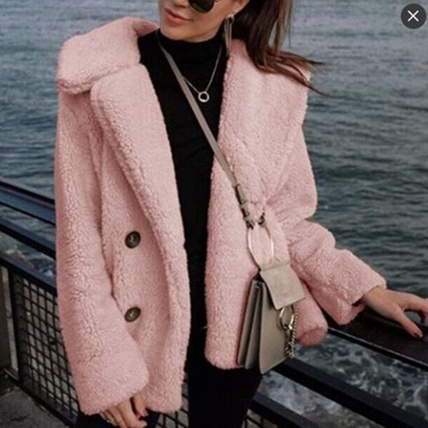 elegant women faux fur coat autumn winter loose warm soft fur jacket female plush overcoat casual outerwear plus size 2xl, Black
elegant women faux fur coat autumn winter loose warm soft fur jacket female plush overcoat casual outerwear plus size 2xl, Black