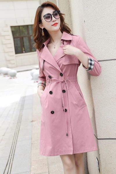women's trench coats gabardine long windbreaker belt waterproof new english style autumn winter solid color british loose leisure a24z, Tan;black
women's trench coats gabardine long windbreaker belt waterproof new english style autumn winter solid color british loose leisure a24z, Tan;black