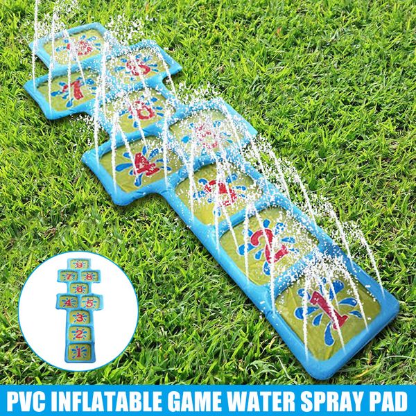 newly water play hopscotch mat inflatable play mat with water sprinklers garden game for outdoor kids
newly water play hopscotch mat inflatable play mat with water sprinklers garden game for outdoor kids