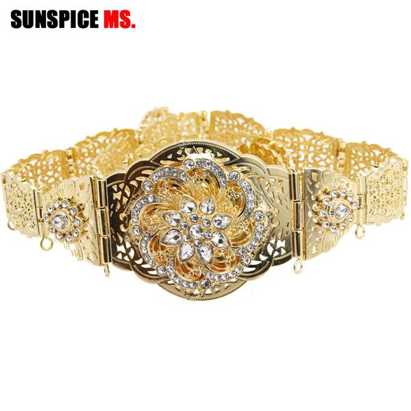 sunspice-ms fashion wedding dress metal belt for women rhinestone flower caftan waist chain dubai moroccan traditional jewelry, Slivery;golden
sunspice-ms fashion wedding dress metal belt for women rhinestone flower caftan waist chain dubai moroccan traditional jewelry, Slivery;golden