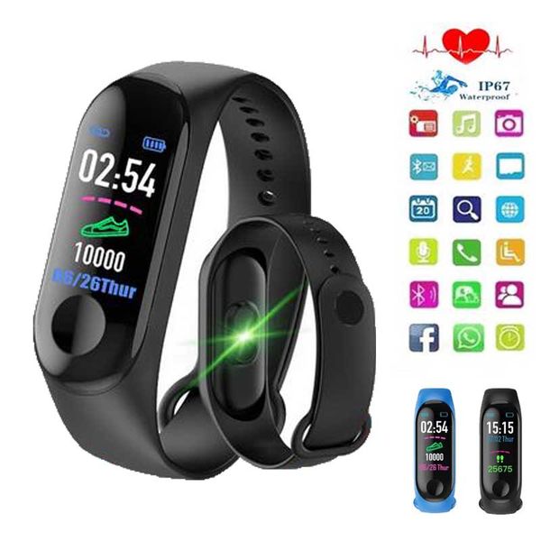 sports pedometer m3plus smart wristband watch bluetooth heart rate monitor fitness smart bracelet walking step for ios android
sports pedometer m3plus smart wristband watch bluetooth heart rate monitor fitness smart bracelet walking step for ios android