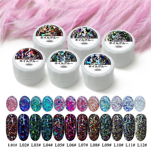 5ml glitter gel nail polish semi transparent platinum nail laquer shiny sequins decorations diy manicure art accessories, Red;pink
5ml glitter gel nail polish semi transparent platinum nail laquer shiny sequins decorations diy manicure art accessories, Red;pink