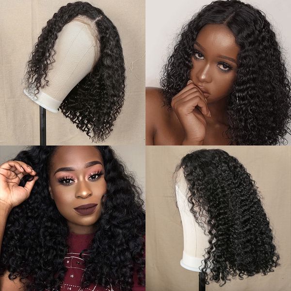 linksbeauty short bob kinky curly 180 density lace front human hair wig pre plucked brazilian frontal natural deep wave wigs, Black;brown
linksbeauty short bob kinky curly 180 density lace front human hair wig pre plucked brazilian frontal natural deep wave wigs, Black;brown