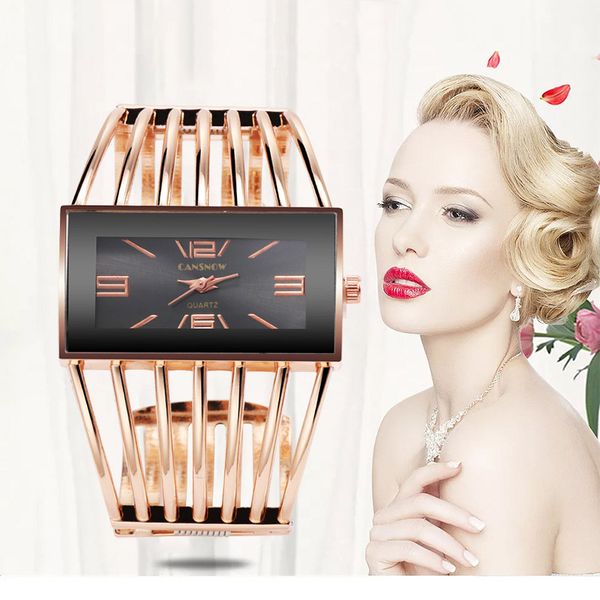 hollow ladies bracelet watch stainless steel quartz wristwatch dinner temperament famale gold hand watch, Slivery;brown
hollow ladies bracelet watch stainless steel quartz wristwatch dinner temperament famale gold hand watch, Slivery;brown